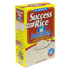 SUCCESS BOIL   IN- BAG WHITE RICE MICROWAVABLE