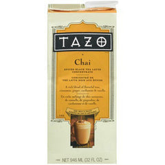 TAZO CHAI SPICED BLACK TEA LATTE CONCENTRATE