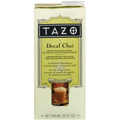 TAZO DECAFFEINATED SPICED BLACK TEA LATTE CONCENTRATE