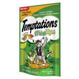 TEMPTATIONS MIX UPS CATNIP FEVER CHICKEN  CATNIP & CHEDDAR FLAVORS