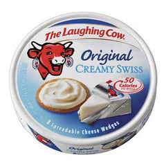 THE LAUGHING COW LIGHT CREAMY SWISS CHEESE