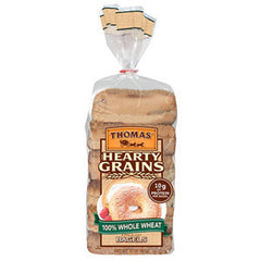 THOMAS 100% WHOLE WHEAT BAGELS