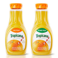 TROPICANA TOP 50 ORANGE NO PULP