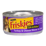 FRISKIES SHREDDED TURKEY & CHEESE DINNER IN GRAVY