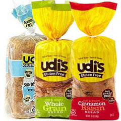 UDI'S GLUTEN FREE WHOLE GRAIN SLICES BREAD