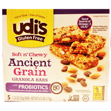 UDI'S SOFT N' CHEWY ANCIENT GRAIN GRANOLA BARS WITH PROBIOTICS- GLUTEN FREE