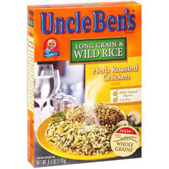 UNCLE BEN'S LONG GRAIN & WILD RICE HERB ROASTED CHICKEN