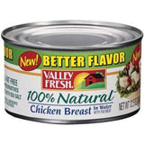 VALLEY FRESH 100% NATURAL CHICKEN BREAST IN WATER