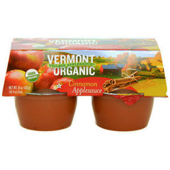 VERMONT VILLAGE CANNERY ORGANIC CINNAMON CUP APPLESAUCE