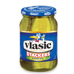 VLASIC STACKERS BREAD & BUTTER PICKLES