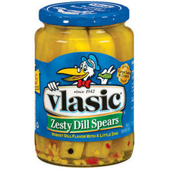 VLASIC ZESTY DILL SPEARS PICKLE