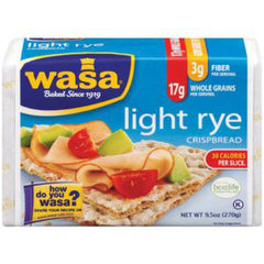 WASA LIGHT RYE CRISPBREAD CRACKERS