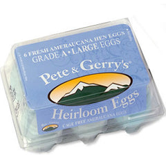 PETE & GERRY HEIRLOOM LARGE WHITE EGGS CAGE FREE