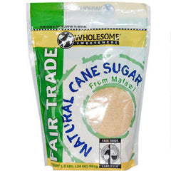 WHOLESOME SWEETENERS NATURAL CANE SUGAR