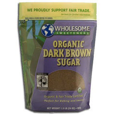 WHOLESOME SWEETENERS ORGANIC DARK BROWN SUGAR