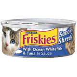 FRISKIES SHREDDED WITH OCEAN WHITEFISH & TUNA IN SAUCE