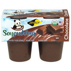 ZEN SOY ORGANIC MILK CHOCOLATE PUDDING