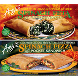 AMY'S ORGANIC CHEESE PIZZA POCKET SANDWICH