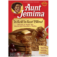 AUNT JEMIMA WHOLE WHEAT BLEND PANCAKE & WAFFLE MIX