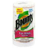 BOUNTY FUN PRINTS 2 PK TOWEL