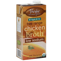 PACIFIC ORGANIC CHICKEN BROTH - FREE RANGE