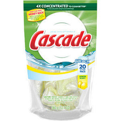 CASCADE ACTIONPACS WITH EXTRA BLEACH - LEMON SCENTDISHWASHER DETERGENT