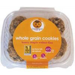 COOKIE HEAD HONEY MAPLE WALNUT FLAX WHOLE GRAIN COOKIES