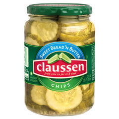 CLAUSSEN SWEET BREAD N' BUTTER CHIPS