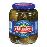 CLAUSSEN HALF SOURS WHOLE PICKLES