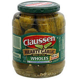 CLASUSSEN HEARTY GARLIC WHOLES PICKLES