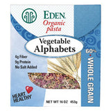 EDEN ORGANIC VEGETABLE ALPHABETS WHOLE GRAIN PASTA