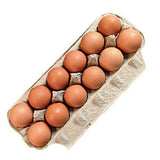 ALDERFER EGGS ORGANIC GRADE 'A' EXTRA LARGE BROWN EGGS