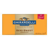 GHIRARDELLI SEMI-SWEET CHOCOLATE BAKING BAR