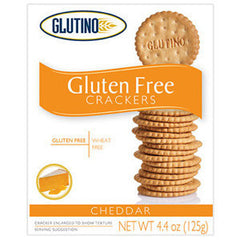 GLUTINO GLUTEN FREE CHEDDAR CRACKERS