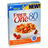 GENERAL MILLS FIBER ONE 80 CALORIES HONEY SQUARES