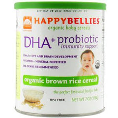 HAPPY BELLIES ORGANIC BROWN RICE CEREAL