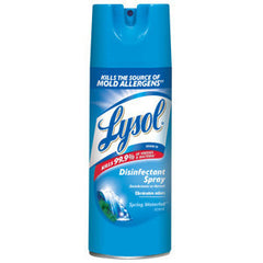 LYSOL DISINFECTANT SPRAY SPRING WATERFULL SCENT ELIMINATES ODORS