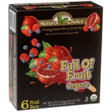 NATURAL CHOICE FULL OF FRUIT ORGANIC POMEGRANATE BERRY FRUIT BARS