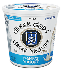 GREEK GODS NON FAT PLAIN YOGURT