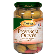 ROLAND PROVENCIAL OLIVES WITH HOT PEPPERS