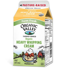 ORGANIC VALLEY ORGANIC HEAVY WHIPPING CREAM MILK