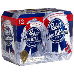 PABST BLUE RIBBON BEER - 12 PACK - 12 FL OZ EACH BOTTLE