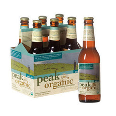 PEAK ORGANIC BREWING COMPANY AMBER ALE BEER - 6 PACK BOTTLES