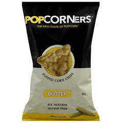 POPCORNERS BUTTER POPPED CORN CHIPS - GLUTEN FREE