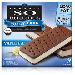 SO DELICIOUS DAIRY FREE VANILLA SANDWICH