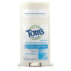 TOM'S LONG LASTING UNSCENTED DEODORANT